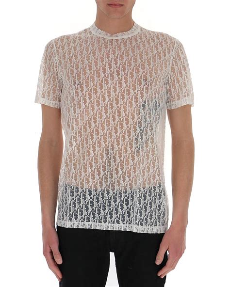 dior durchsichtiges t shirt|Dior t shirts for men.